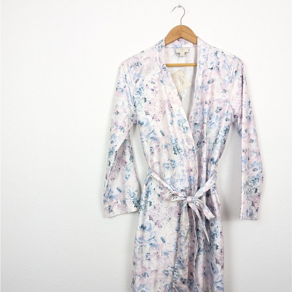 NWT Hotel Collection Classic Floral Kimono Robe Size S/M - Picture 3 of 6